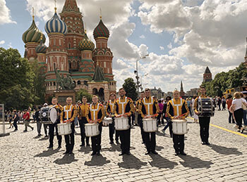 Шоу барабанщиков в Москве
